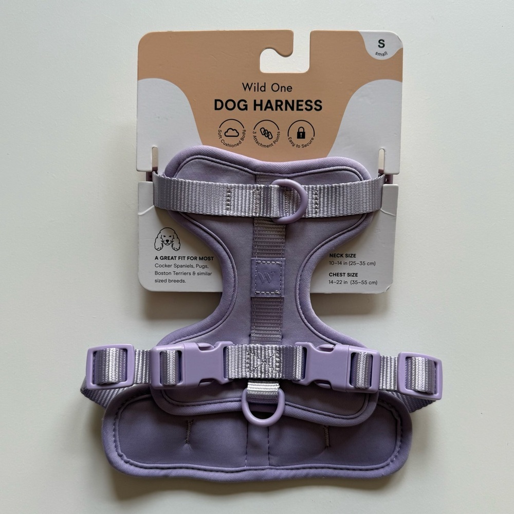 NWT Wild One Lavender Dog Harness